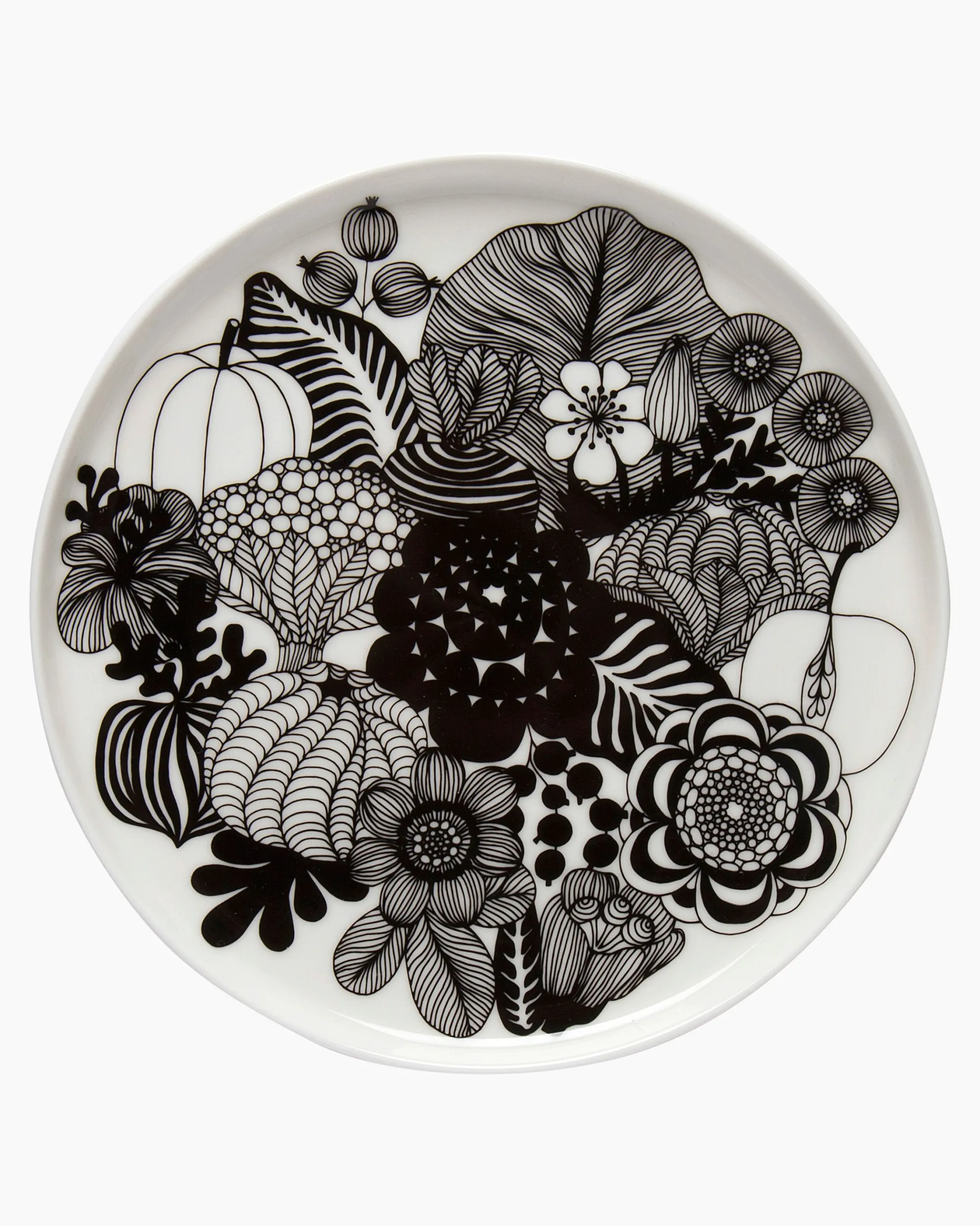 Marimekko Oiva / Siirtolapuutarha/lautanen 20 cm
