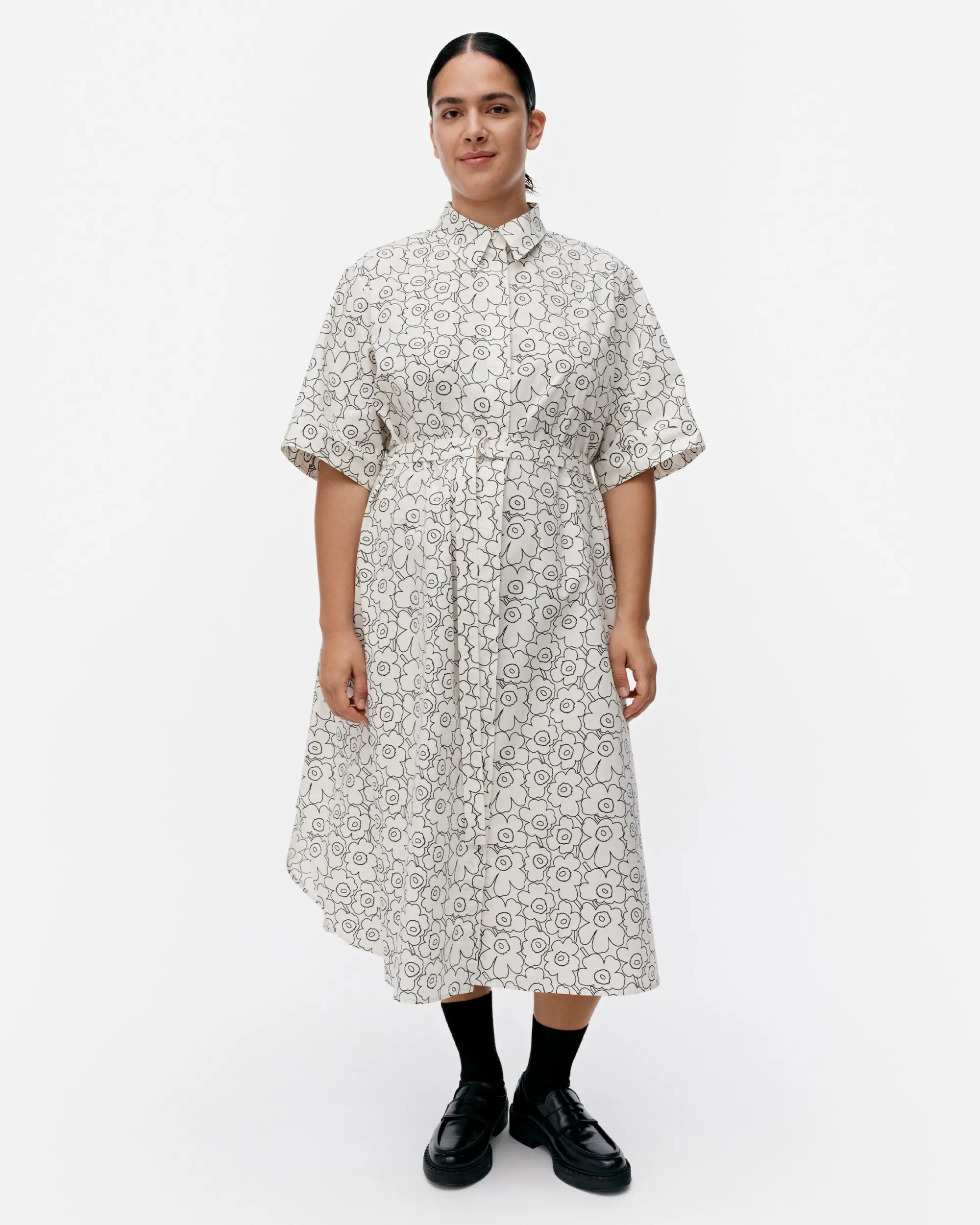 Marimekko Popliini Piirto Unikko