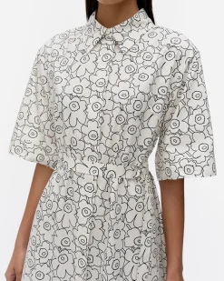 Marimekko Popliini Piirto Unikko