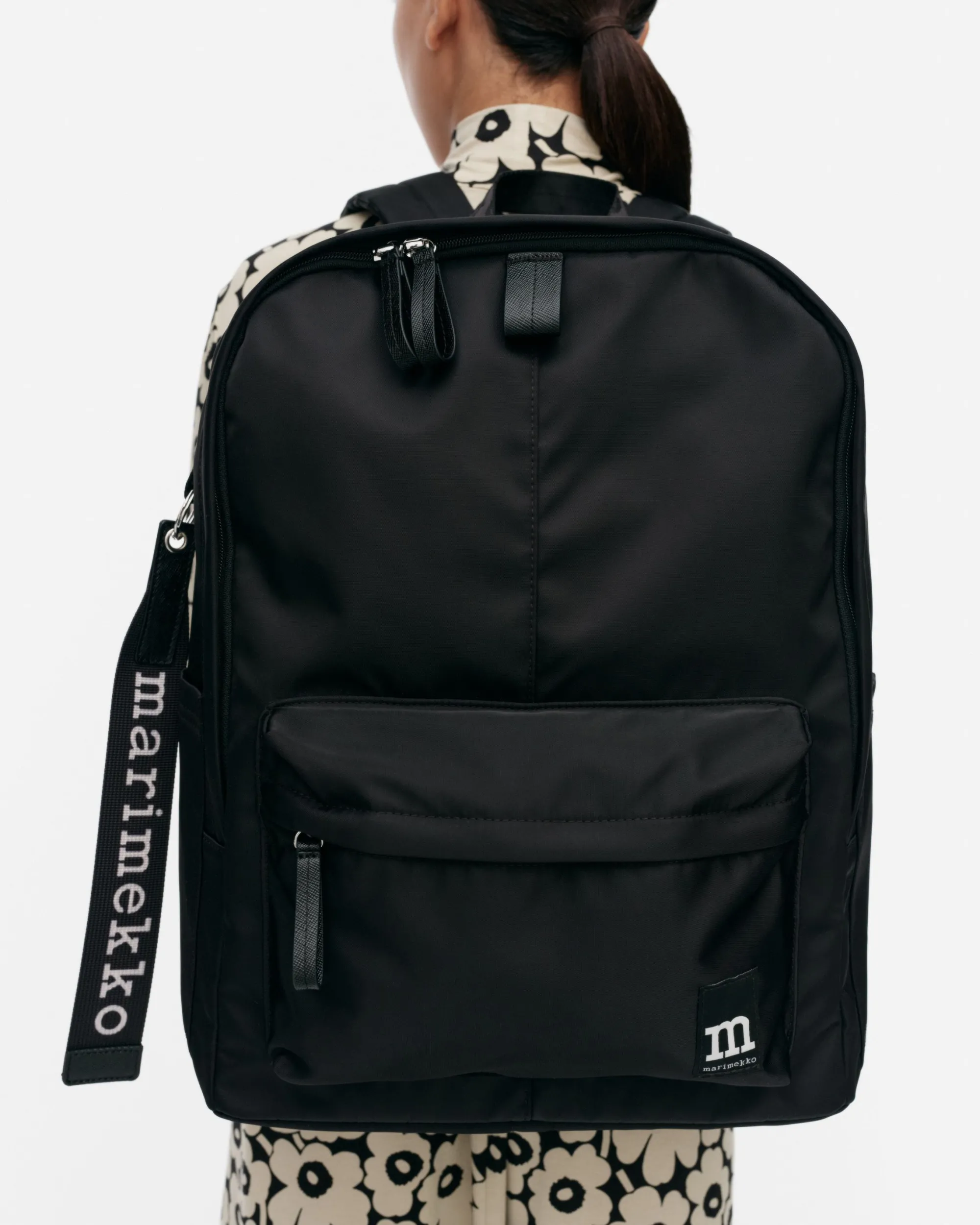 Marimekko Zip Top Backpack Solid
